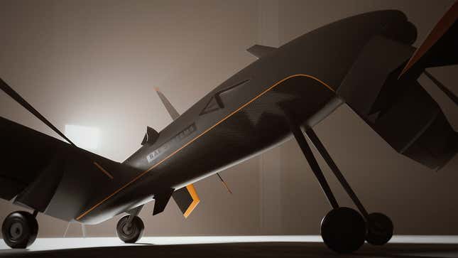 Image for article titled Australia's Weird Drone Is a Tailsitter Biplane That Can Launch From a Helipad
