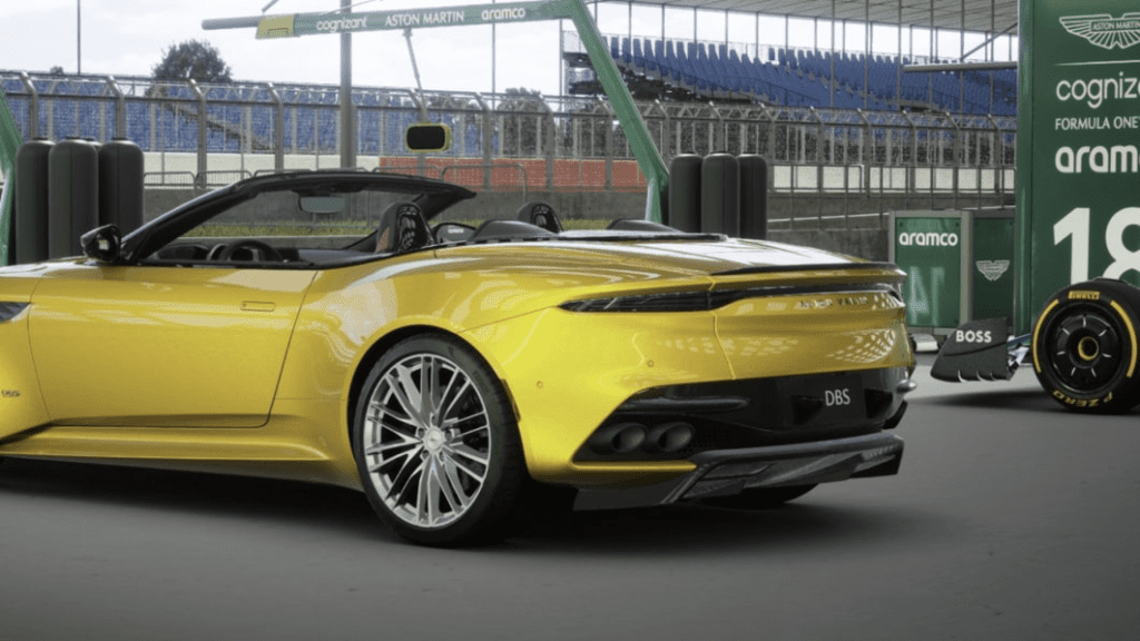 Aston Martin's model configurator puts the cars in the pits