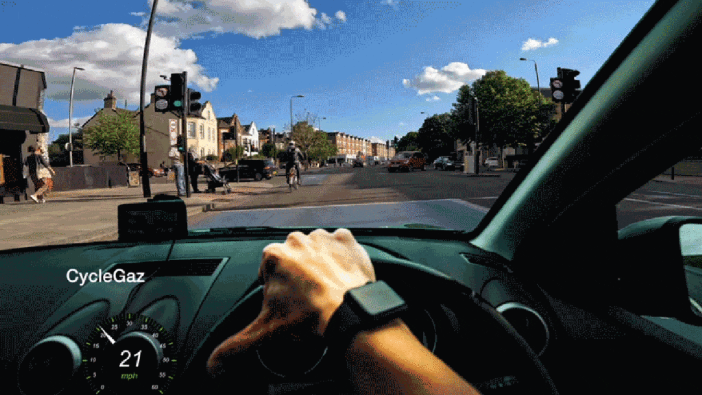 Cyclist Makes Helmet Footage Look Like a Dash Cam to Trick Drivers Into Caring