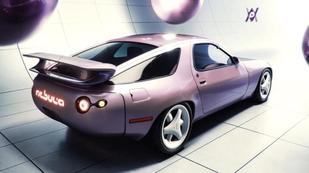 Porsche 928 'Nebula' SXSW art car will make you nostalgic for Y2K