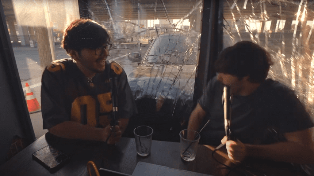 Watch an Out-of-Control SUV Crash Into a Podcast Studio During a Live Recording
