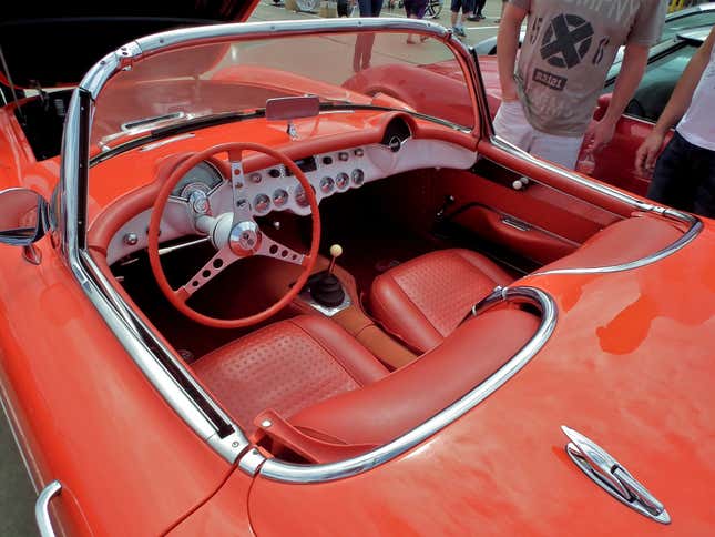 Image for article titled Check Out Margot Robbie's Pink Corvette in the Latest Barbie Movie Trailer