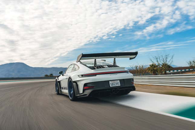 Image for article titled The 2023 Porsche 911 GT3 RS Is Race-Car Fast, But Approachable for Anybody