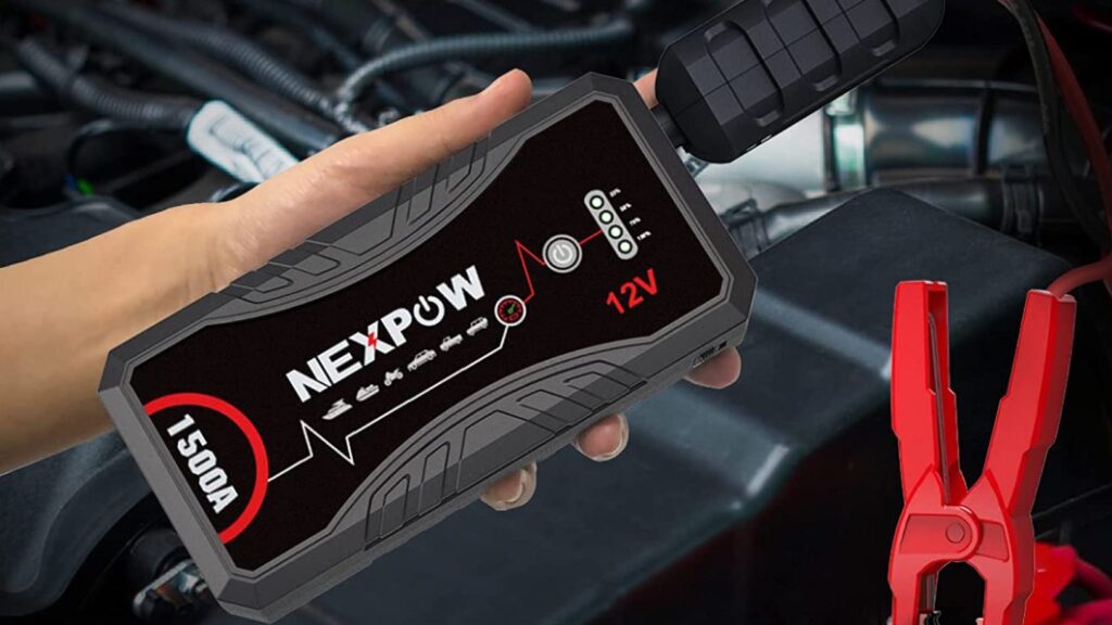 This portable jump starter holds up to 20 jumps on a single charge, for just $48.99