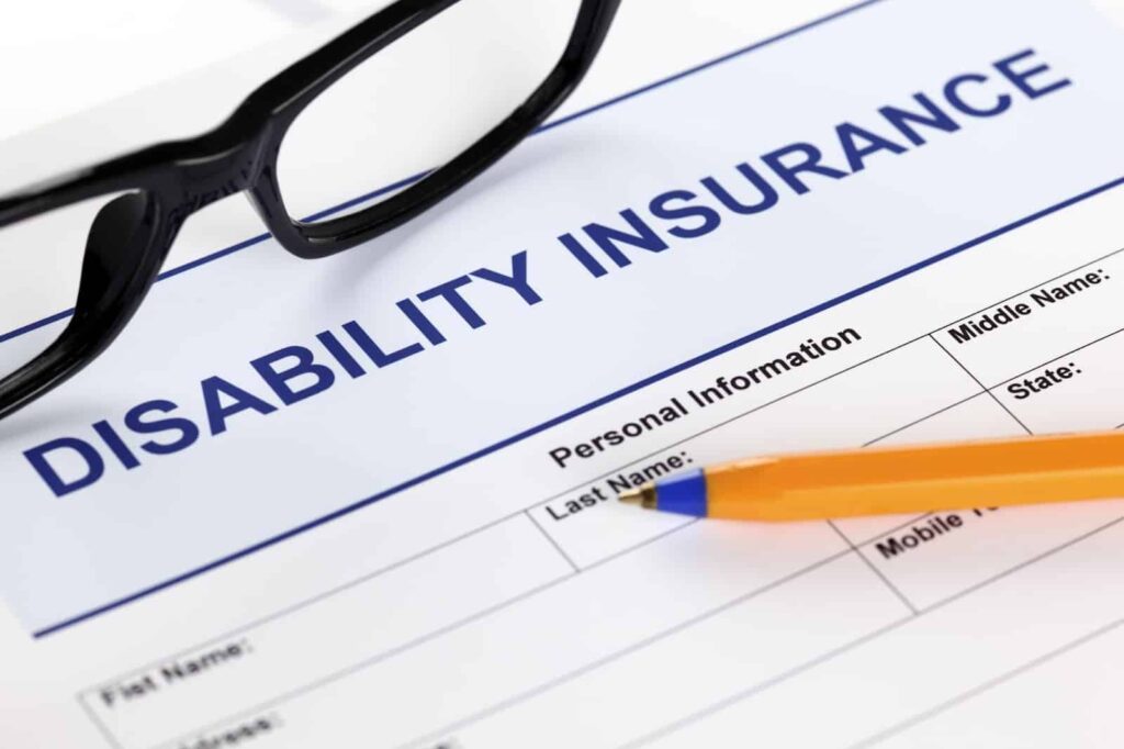 FIO rider in disability insurance paperwork
