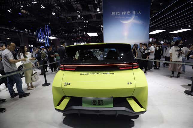 Image for article titled The Absurdly Cheap BYD Seagull Could Become China&#39;s Bestselling EV