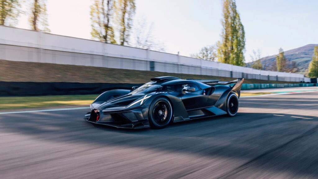 $4.4M Bugatti Bolide moves down the track and closer to production