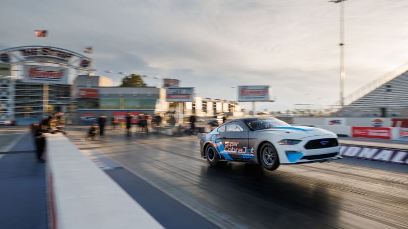 Ford targets EV speed record with Mustang Super Cobra Jet 1800 Prototype