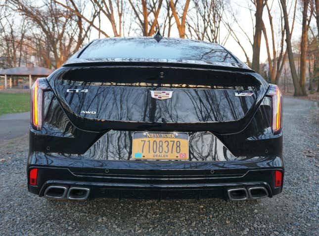 Image for article titled 2023 Cadillac CT4-V Series: It’s Hard Not Being Number One