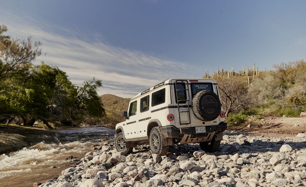 ineos grenadier rear view ineos grenadier rear view