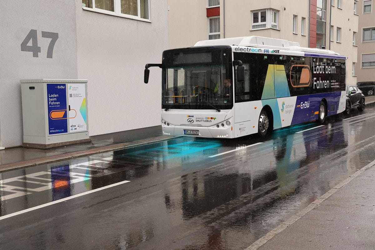 Electreon bus in Germany