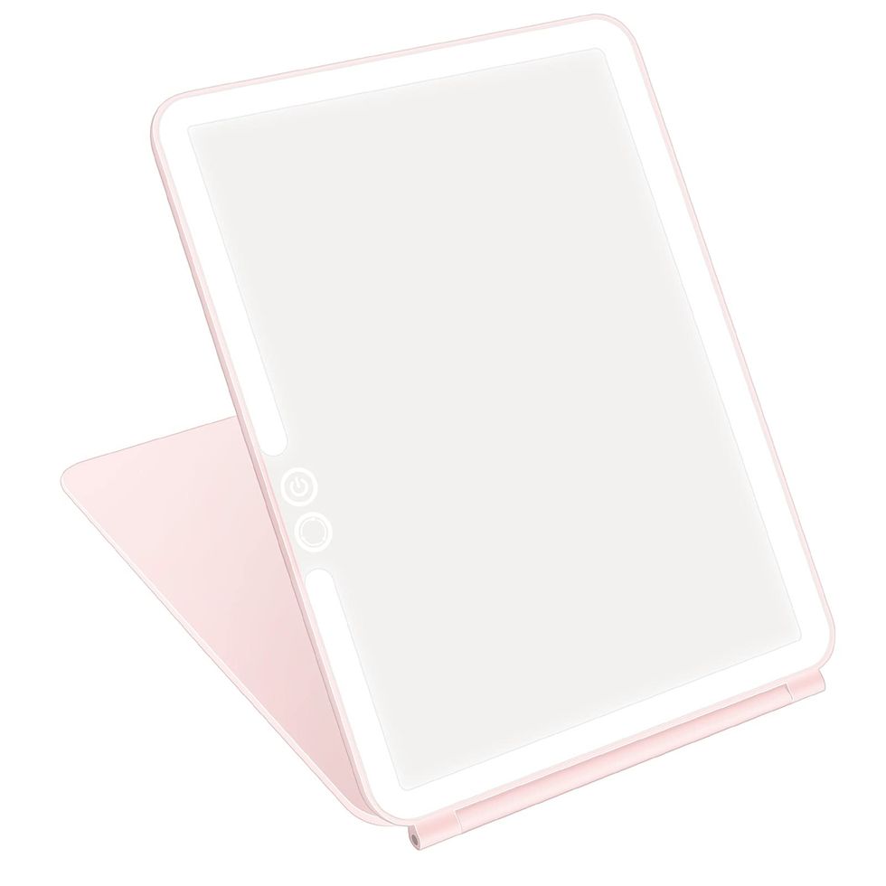 Folding Lighted Makeup Mirror
