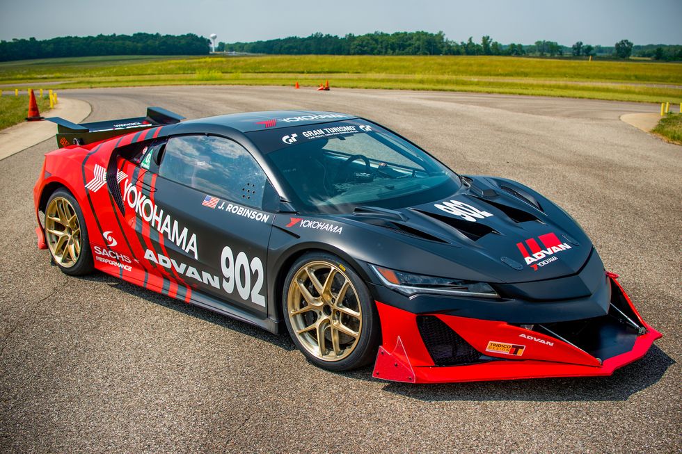 2022 Acura NSX Type S Pikes Peak race car front 2022 acura nsx type s pikes peak race car front