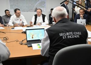 Quebec officials discussing wildfire situation