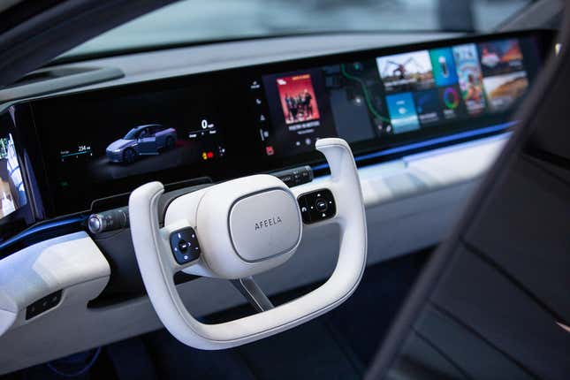 Image for article titled Sony And Honda's Afeela Wants To Be An EV That Is More Than Just An EV