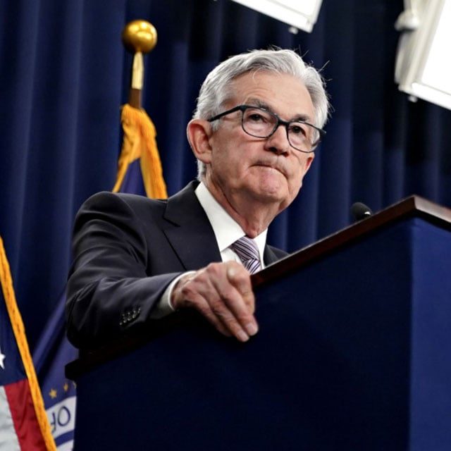 Jerome Powell, chairman of the U.S. Federal Reserve, speaks during a news conference following a Federal Open Market Committee meeting in Washington, D.C., US, on Wednesday, May 3, 2023.