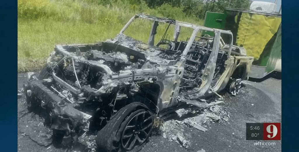 Woman’s recalled Jeep bursts into flames on Central Florida highway