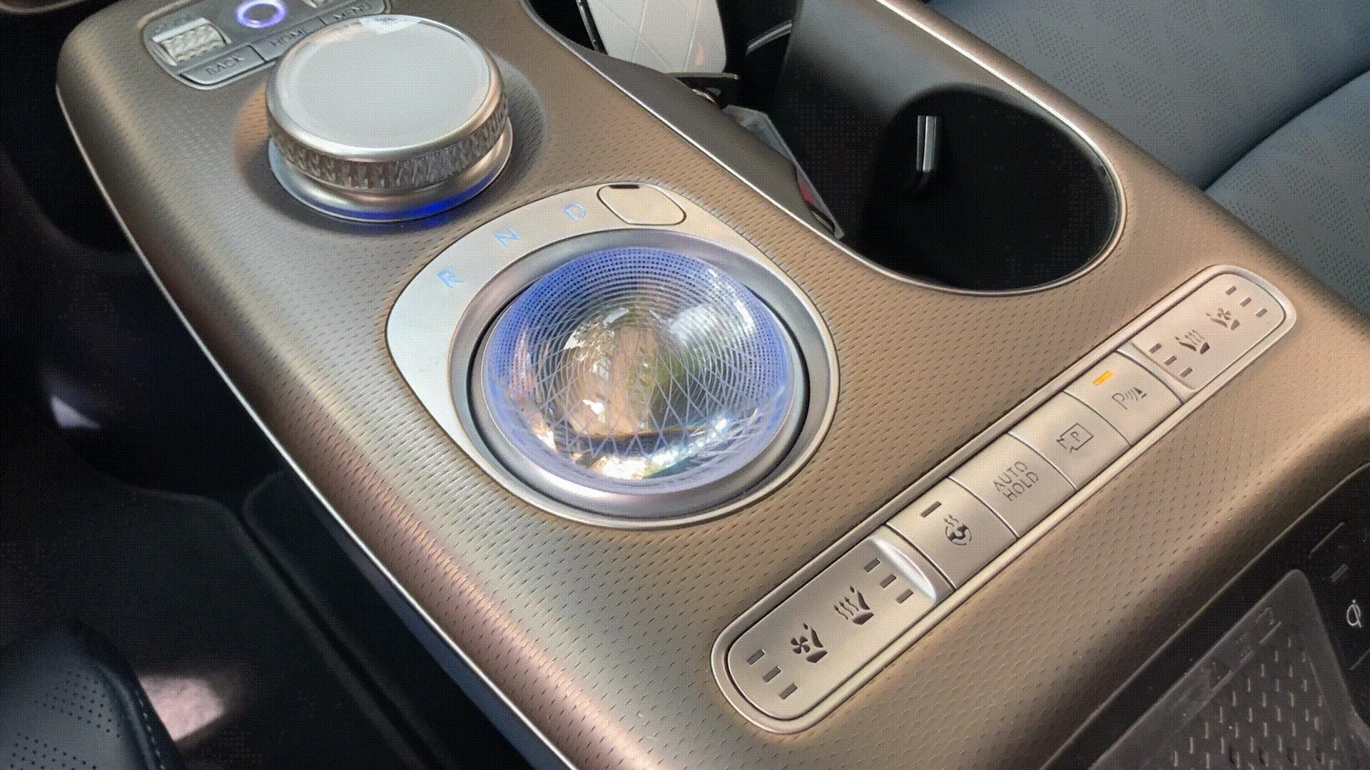 The Genesis GV60 electric SUV's Crystal Sphere.