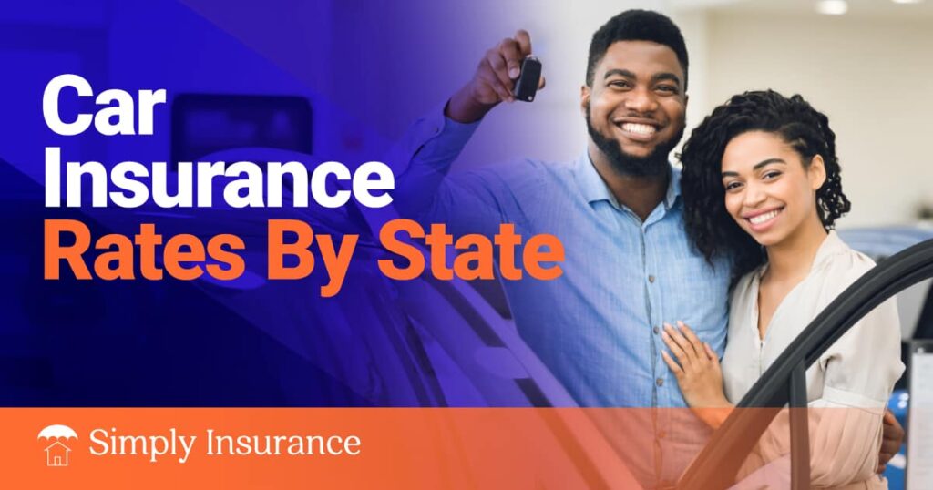 Average Car Insurance Rates By State