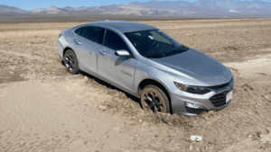 Death Valley Is No Place For Off Roading A Chevy Malibu