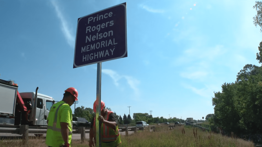 Please Don't Pull Over To Take Photos Of The Prince Road Signs, Minnesota Begs