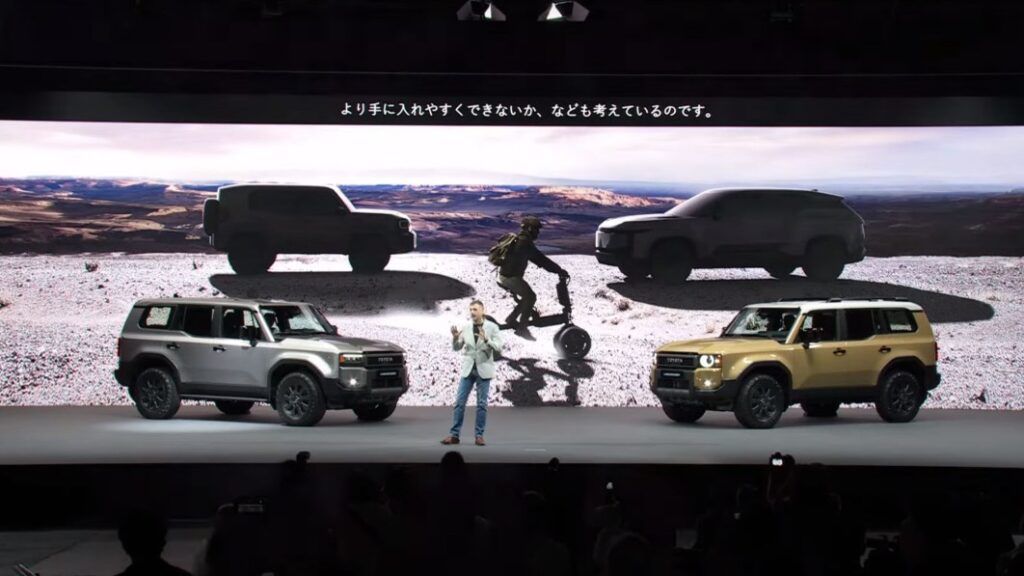 Toyota teases FJ Cruiser replacement, shadowy CUV in Land Cruiser launch