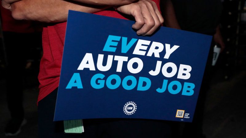 UAW to vote on strike authorization amid claims Detroit talks are moving slowly