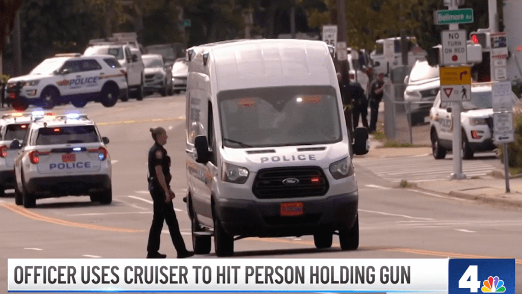 Woman Hit With Police Cruiser After Standing In Street Firing A Gun