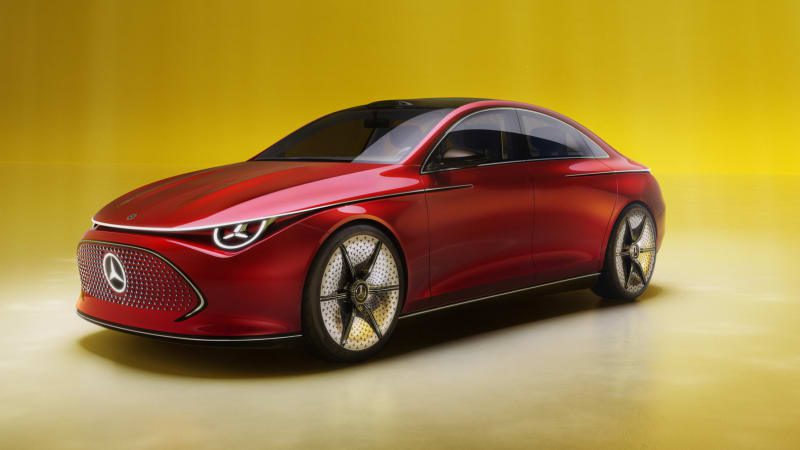 Mercedes-Benz Concept CLA Class is huge tech in a small, bright package