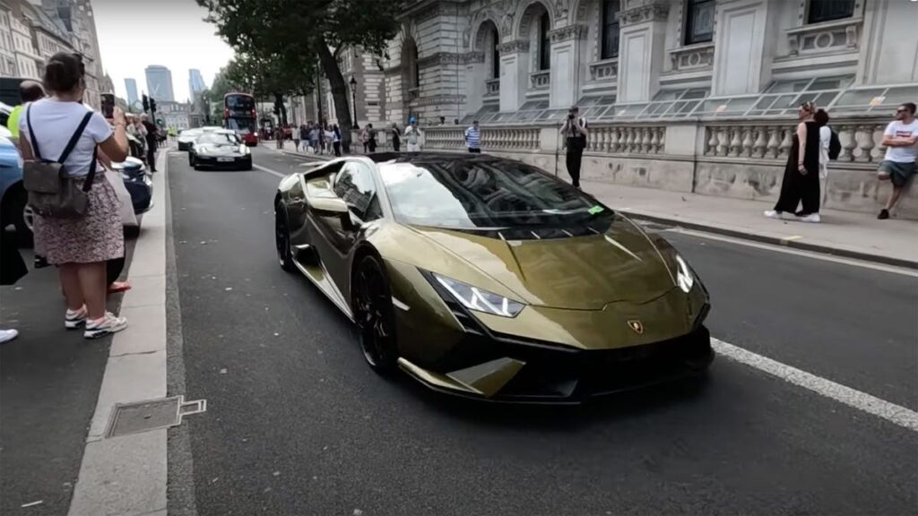 London’s Millionaires Actually Used Their Supercars For Good
