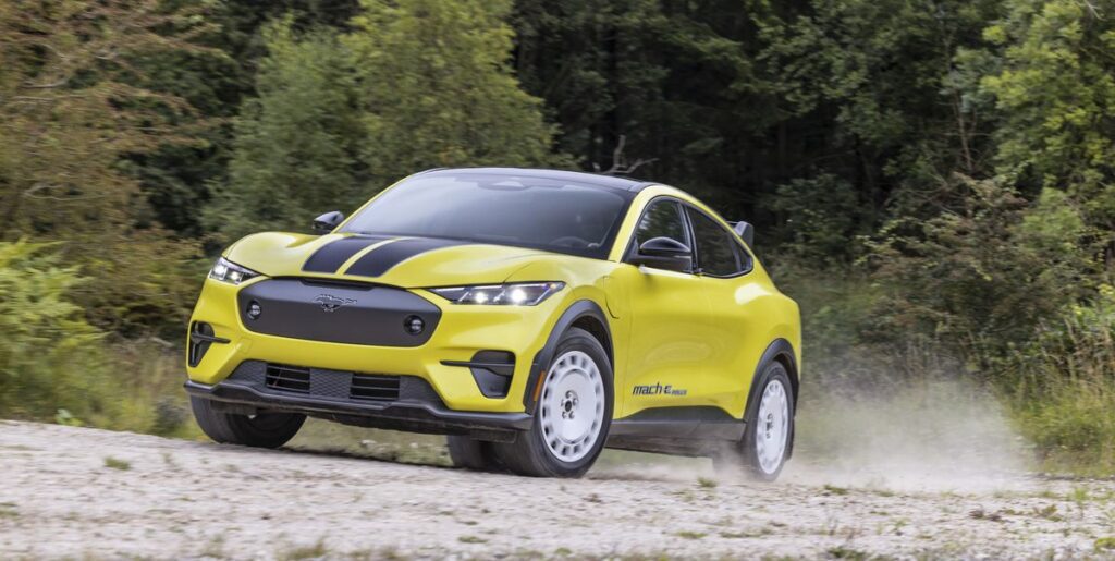 2024 Ford Mustang Mach-E Rally Channels the Spirit of the Focus RS