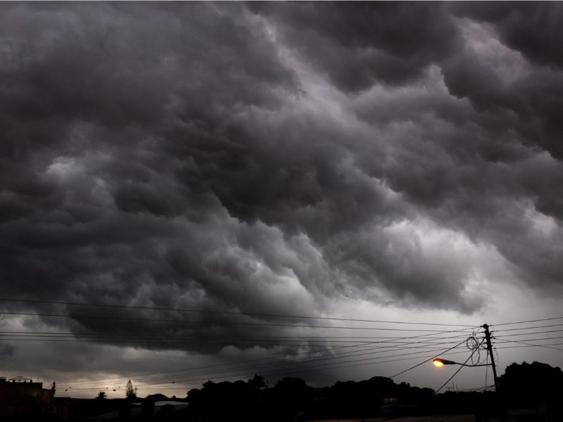 Big clouds before the storm