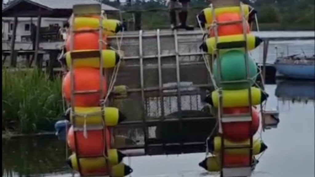 Florida man tried piloting giant floating hamster wheel in the Atlantic