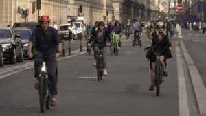Long a city of cars, Paris is seeing a new kind of road rage: Bike-lane traffic jams
