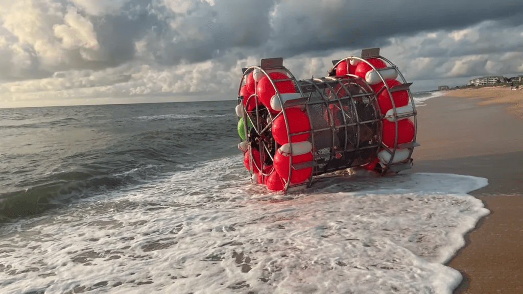 Man Crossing Atlantic Ocean In Hamster Wheel Arrested After Three-Day Standoff