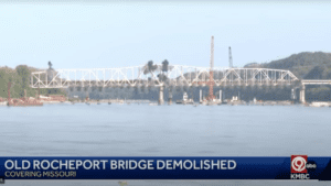 Watch explosives drop an I-70 bridge into the Missouri River