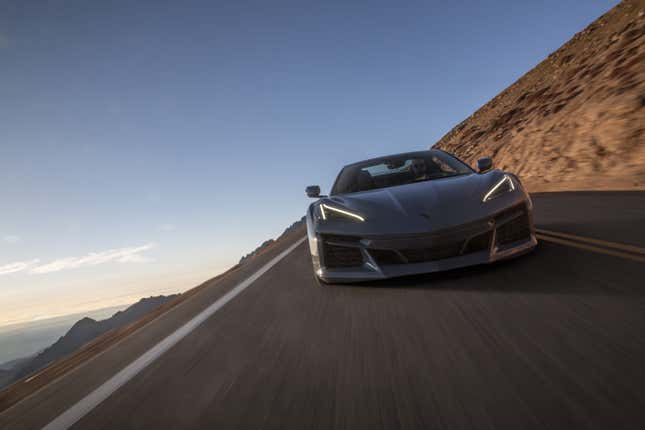 Image for article titled The Corvette E-Ray Is The Half-Price American Answer To Porsche's 911 Turbo S