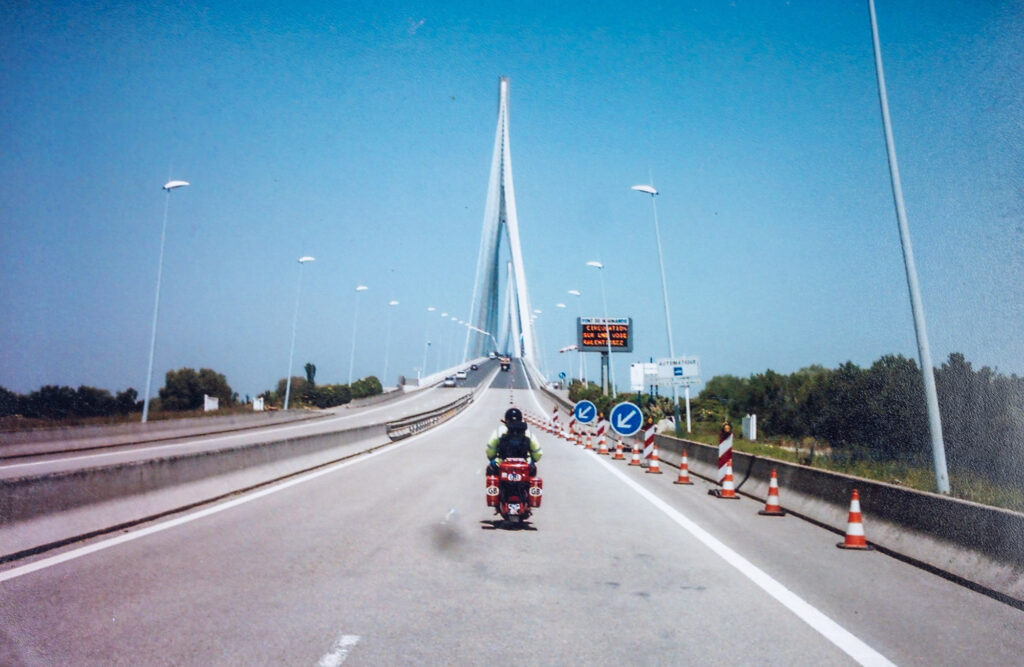 Andy Saggers scooter european rally