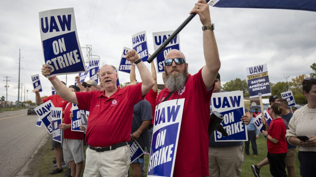 The UAW's 'record contract' hinges on pensions, battery plants