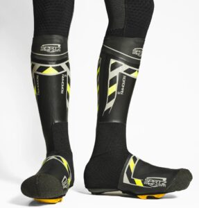 Black knee length Spatz Roadman 3 overshoes