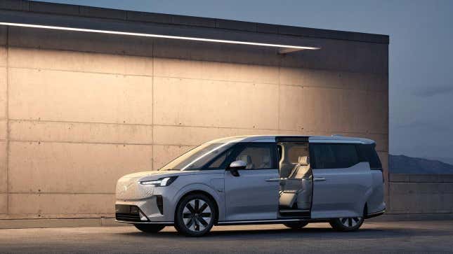 Image for article titled 2025 Volvo EM90 MPV Marks The Debut Of The First Volvo Minivan