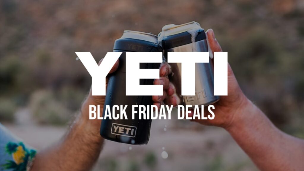 Yeti travel mugs, koozies, and bags are on sale for up to 50% off at Amazon for Black Friday
