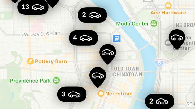 Image for article titled Stellantis Car Sharing Service Free2Move Is Leaving Portland Permanently