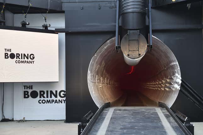 Image for article titled Elon Musk's Boring Company Has Drilled A Grand Total Of 2.4 Miles In 7 Years