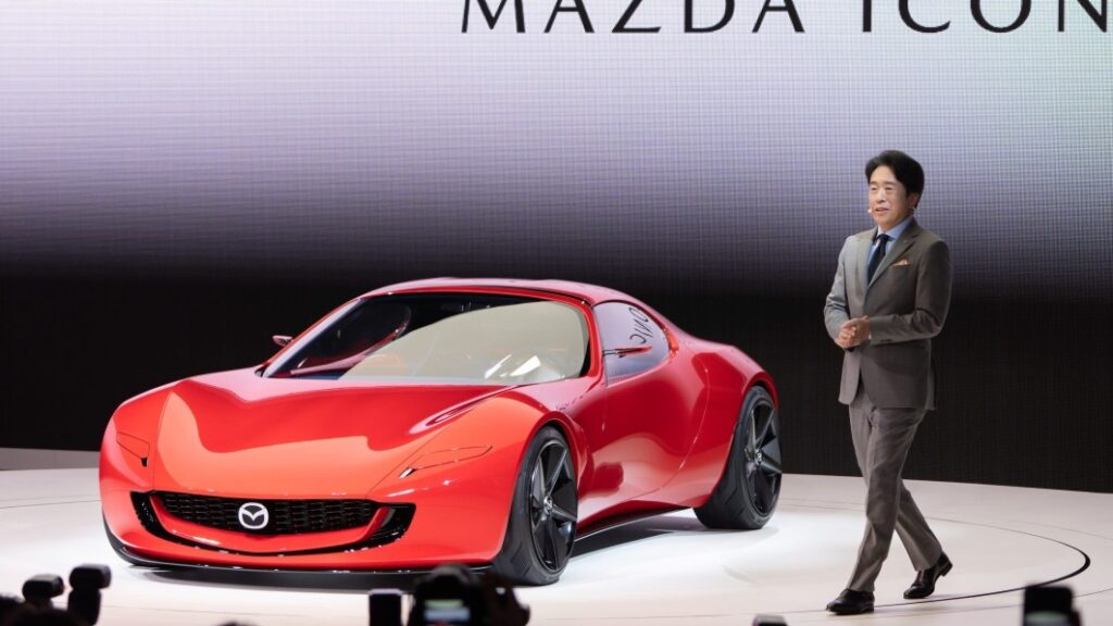 Teslas are the only EVs taking off in America, Mazda CEO says