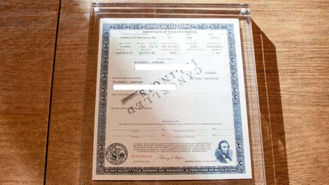 Image for article titled Michael Jordan's Old 1991 BMW 850i Is Almost As Nice As It Is Expensive