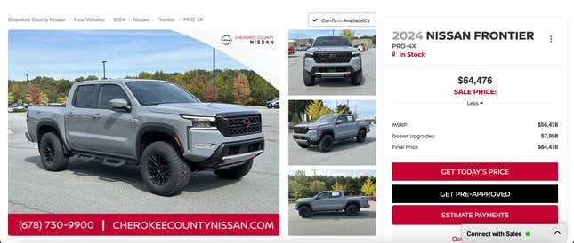 Image for article titled Don't Pay $50,000 For A Nissan Frontier, I Beg Of You