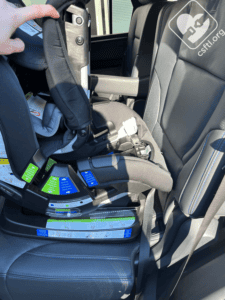 Britax Poplar ClickTight panel open Britax Poplar ClickTight panel open