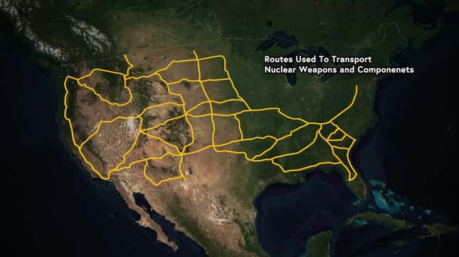 Image for article titled You've Probably Passed A Nuclear Weapon On The Highway And Didn't Even Know It