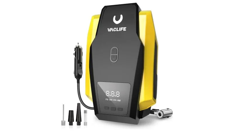 VacLife Tire Inflator Portable Air Compressor